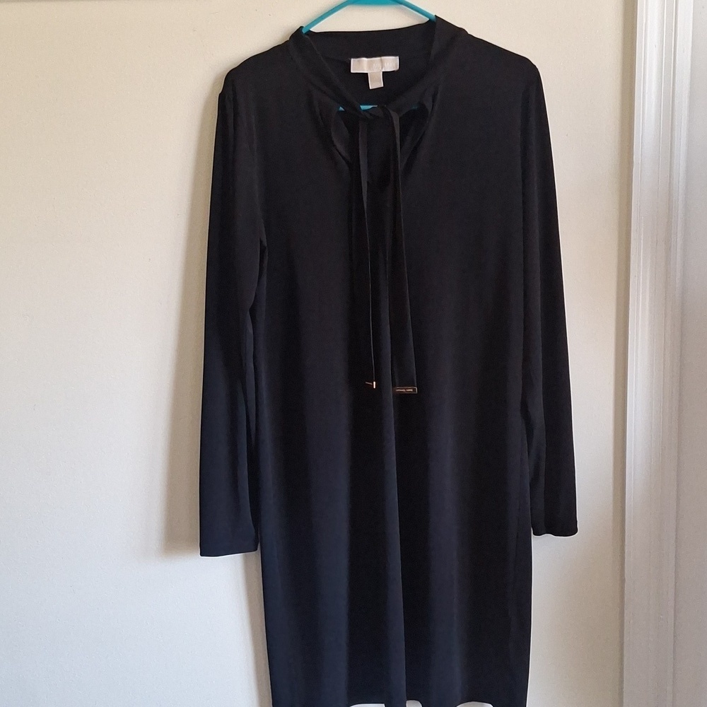 Michael Michael Kors Dress Black Long Sleeve Size M - Picture 5 of 8